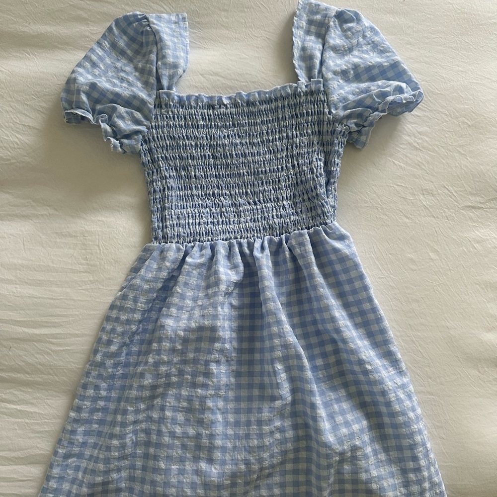 Blue Gingham Dress